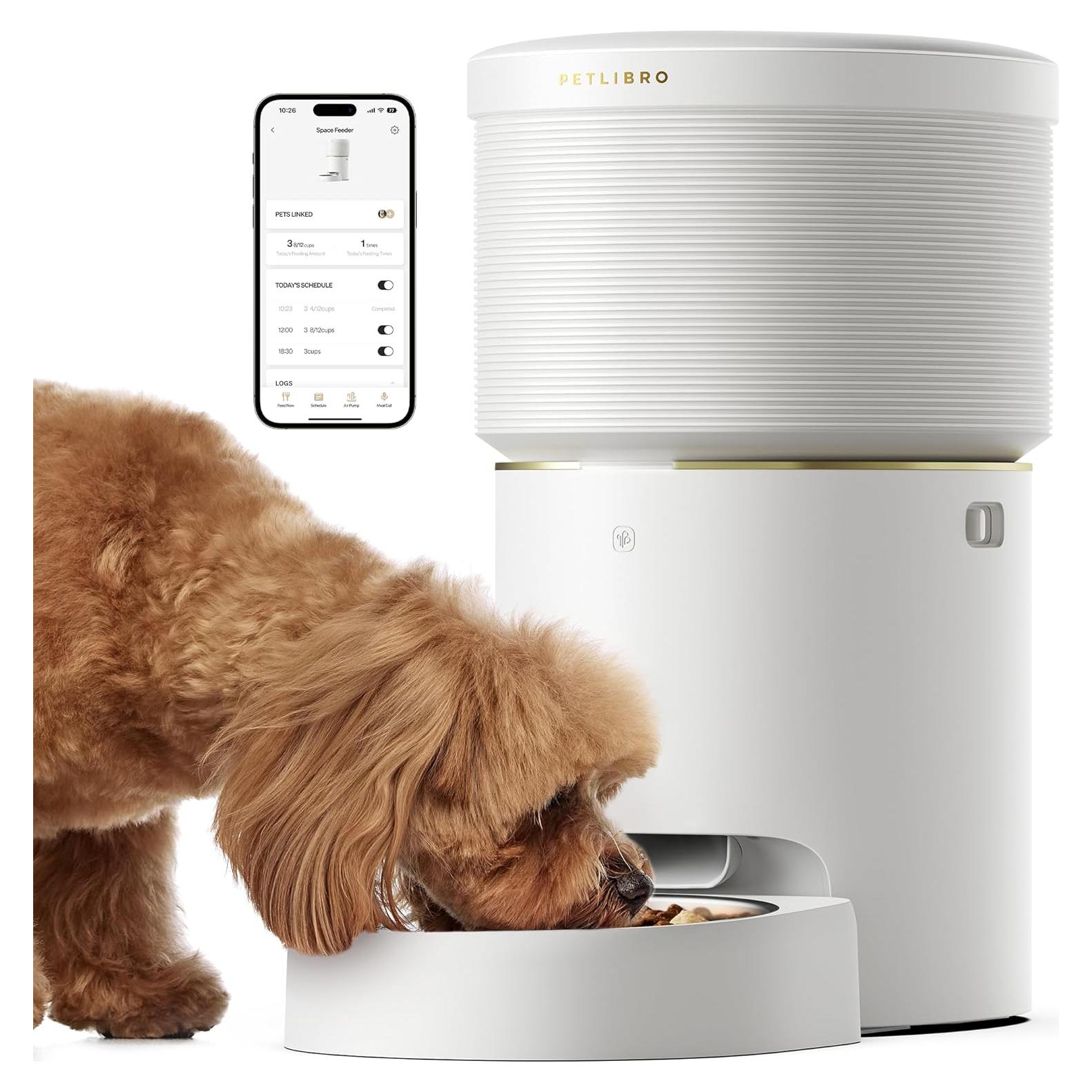 Comedero Automático PETLIBRO 8L Wi-Fi para Perros y Gatos