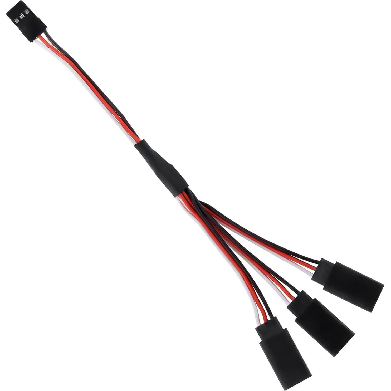 Cable Extensión Servo 6Pcs DiGiYes Macho a 3 Hembra 15cm