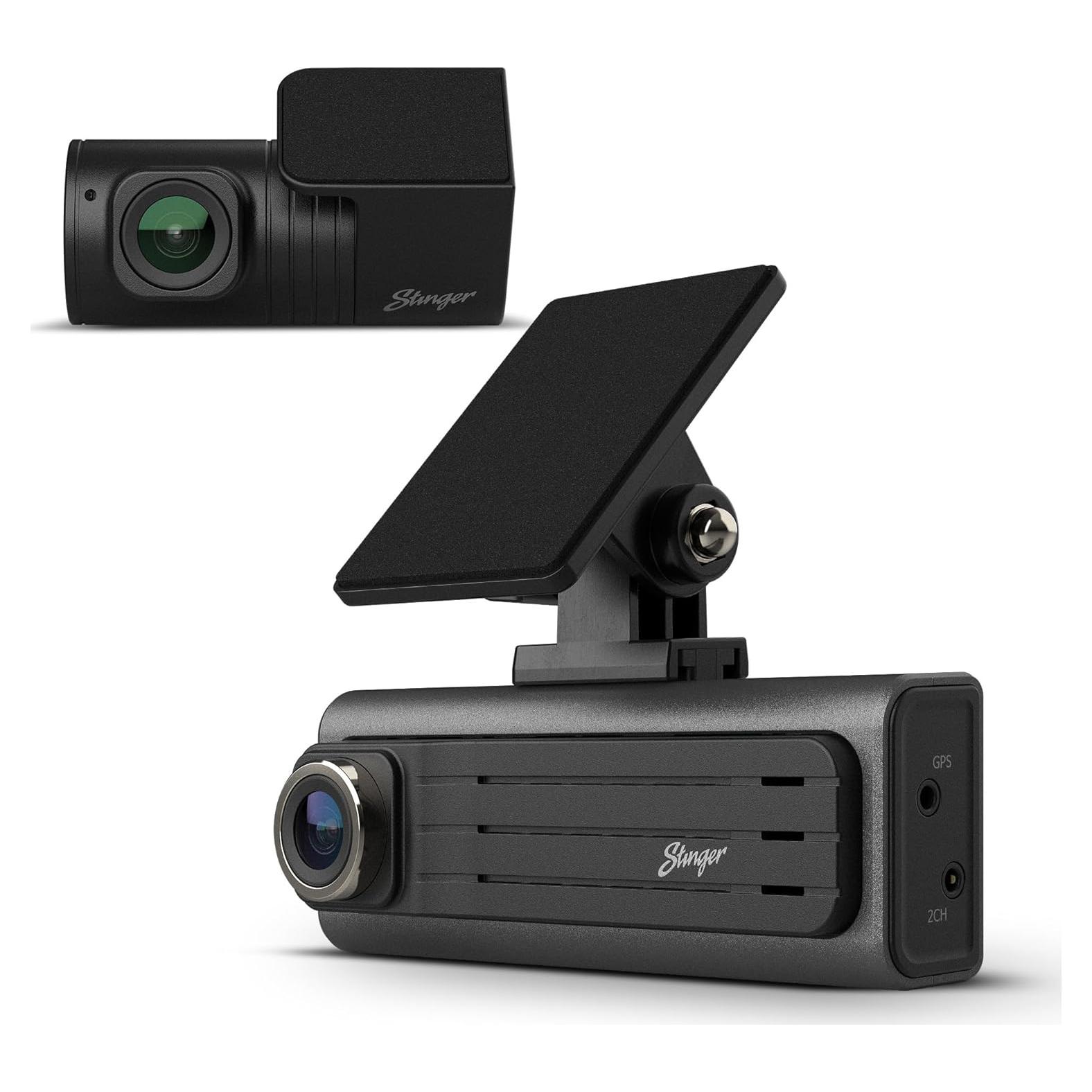 Cámara de tablero Stinger OPSIS Full HD 1080p con cámara trasera