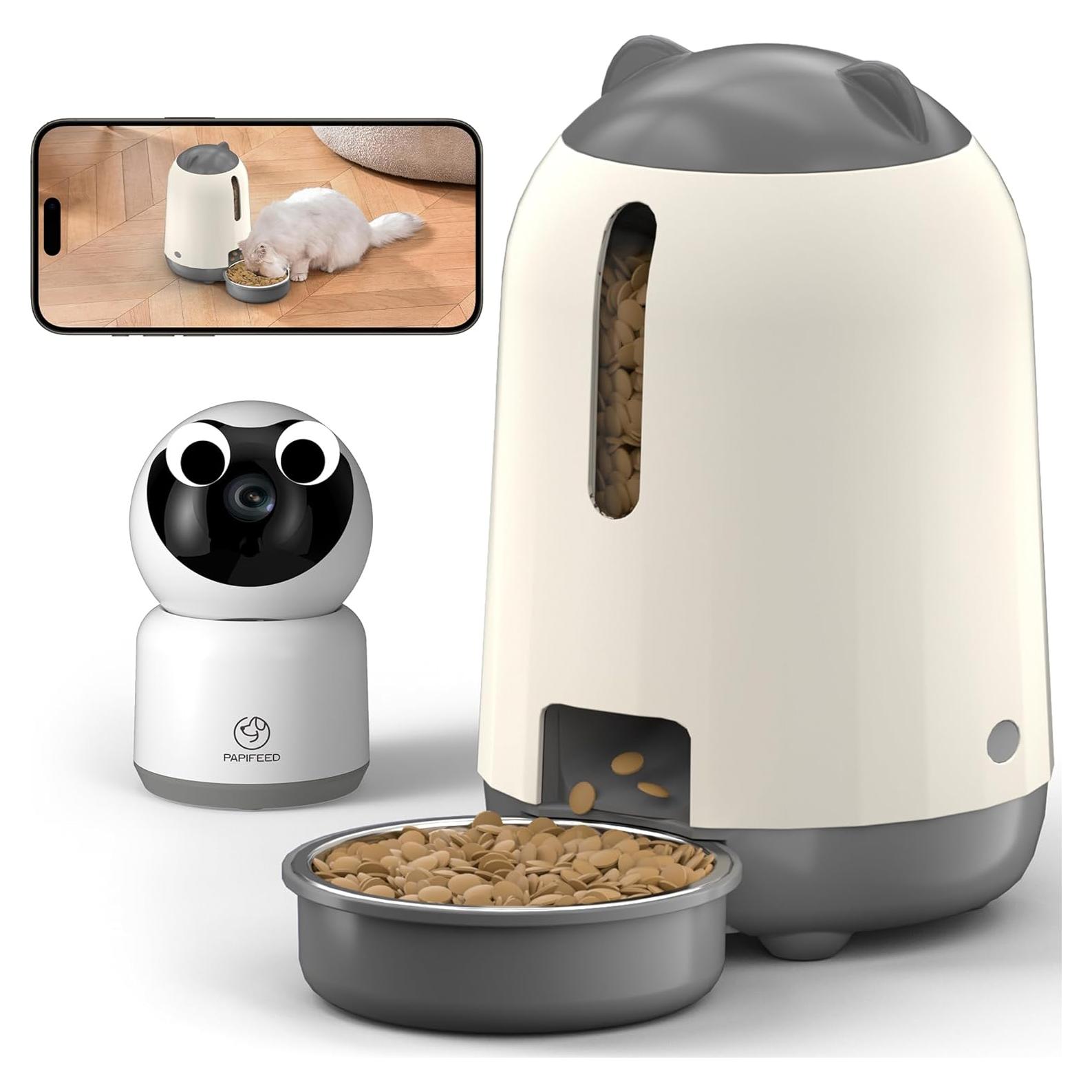 Comedero Automático Inteligente PAPIFEED con Cámara HD 1080P