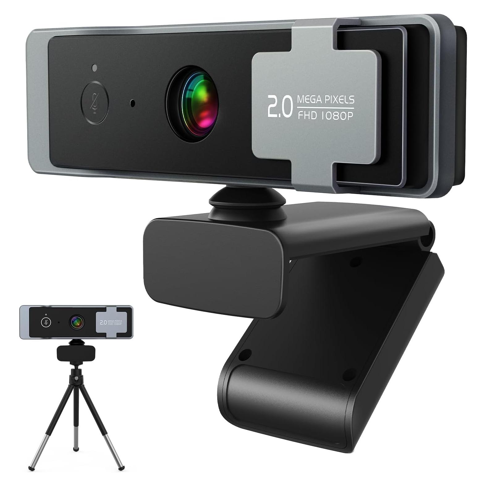 Cámara Web Paobas C920 1080P con Micrófonos y Tapa