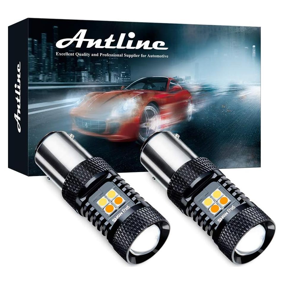 Bombillas LED Switchback Antline 1157/2057/2357 Blanca/Ámbar (Paquete de 2)
