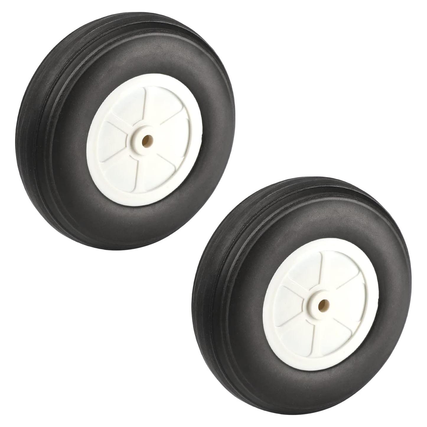 Juego de Ruedas Fielect 10.16 cm para Avión RC 2 Pcs