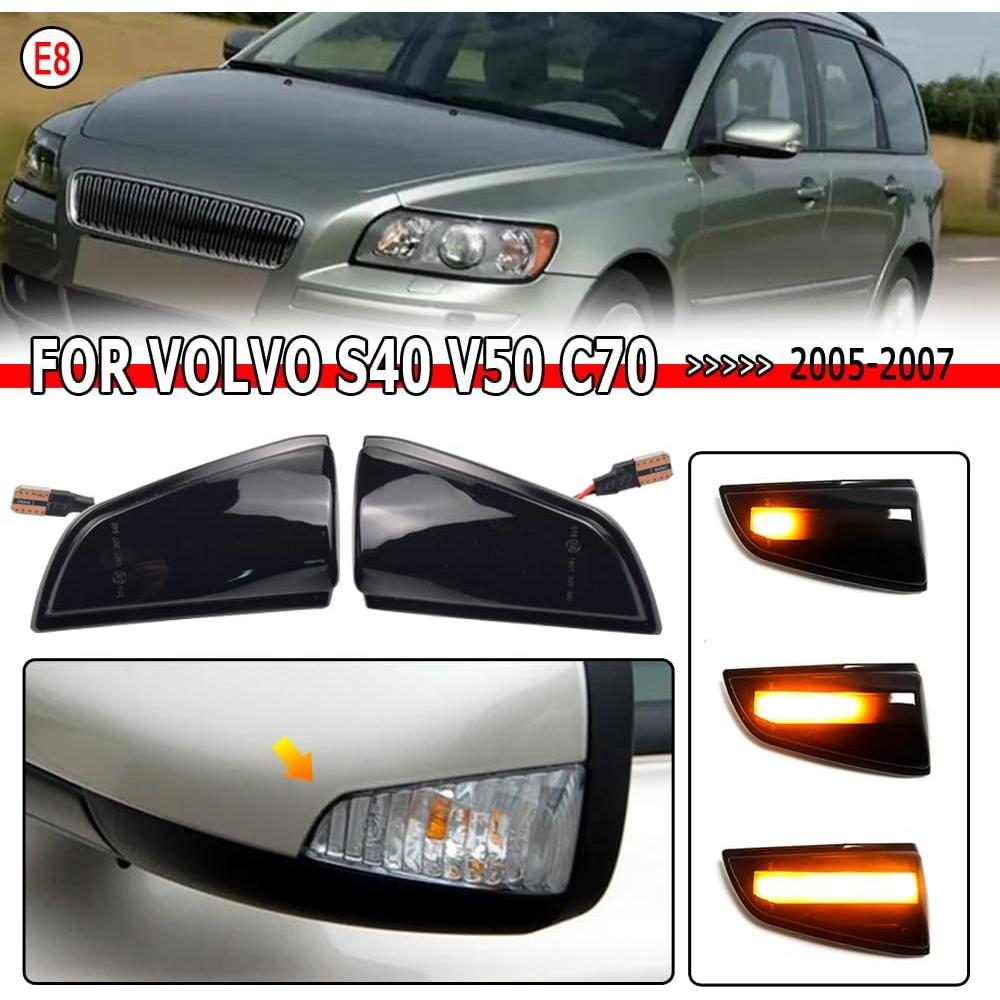Indicador de Señal de Giro LED Kakulkomen para Volvo S40 V50 C70