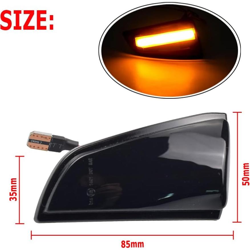 Indicador de Señal de Giro LED Kakulkomen para Volvo S40 V50 C70