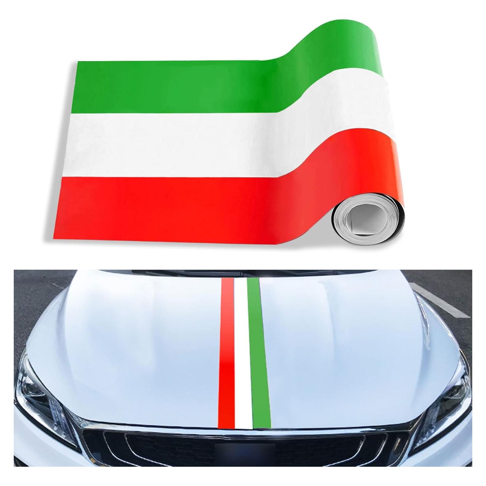 Calcomanía Decorativa de Bandera de Italia Deemars 198x15cm