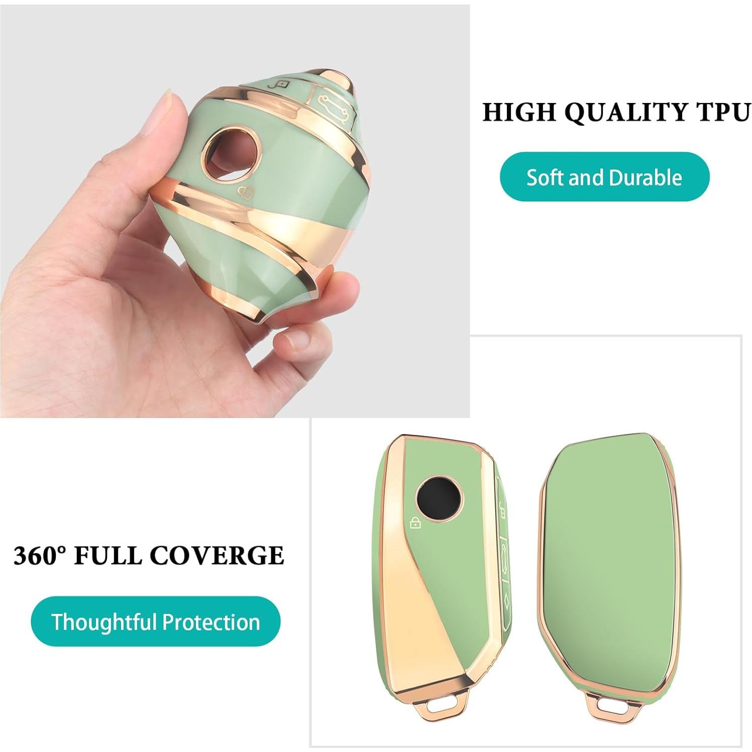 Funda de Llavero BMW TPU Verde 2023-2025 Series X1 X5 X6