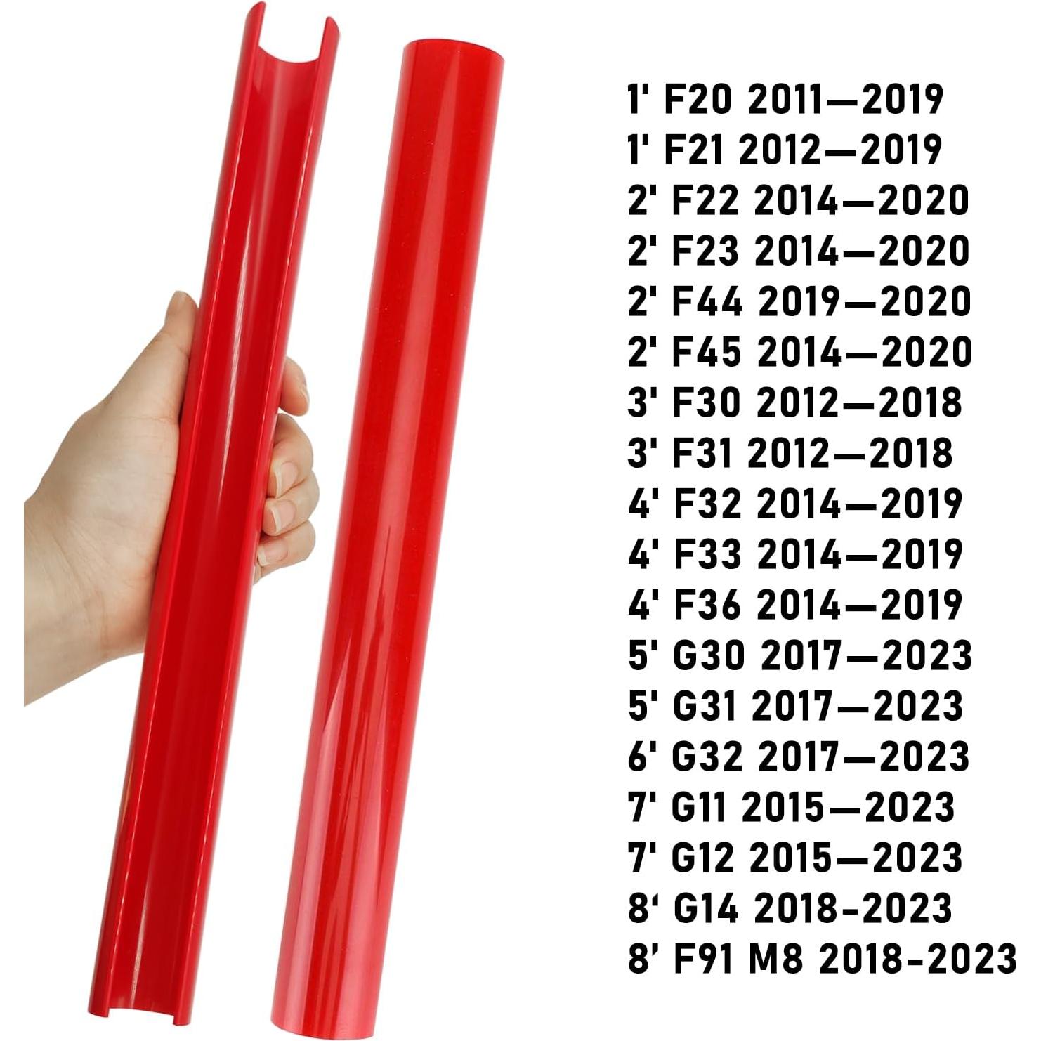 Cubiertas V Brace Jaronx para Parrilla BMW Rojo F30 G30