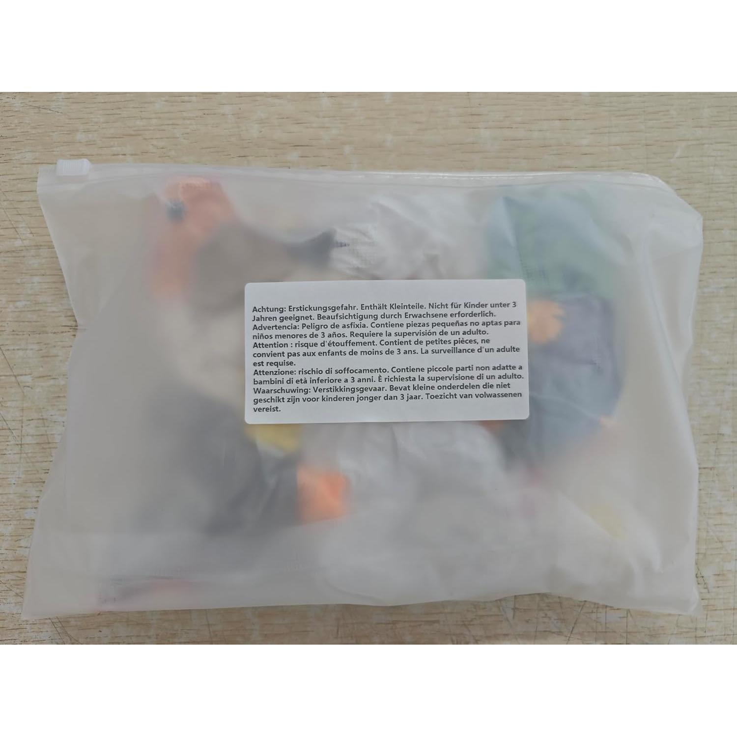 Kasyat 6 Piezas Juguetes de Peluche Animales de Granja