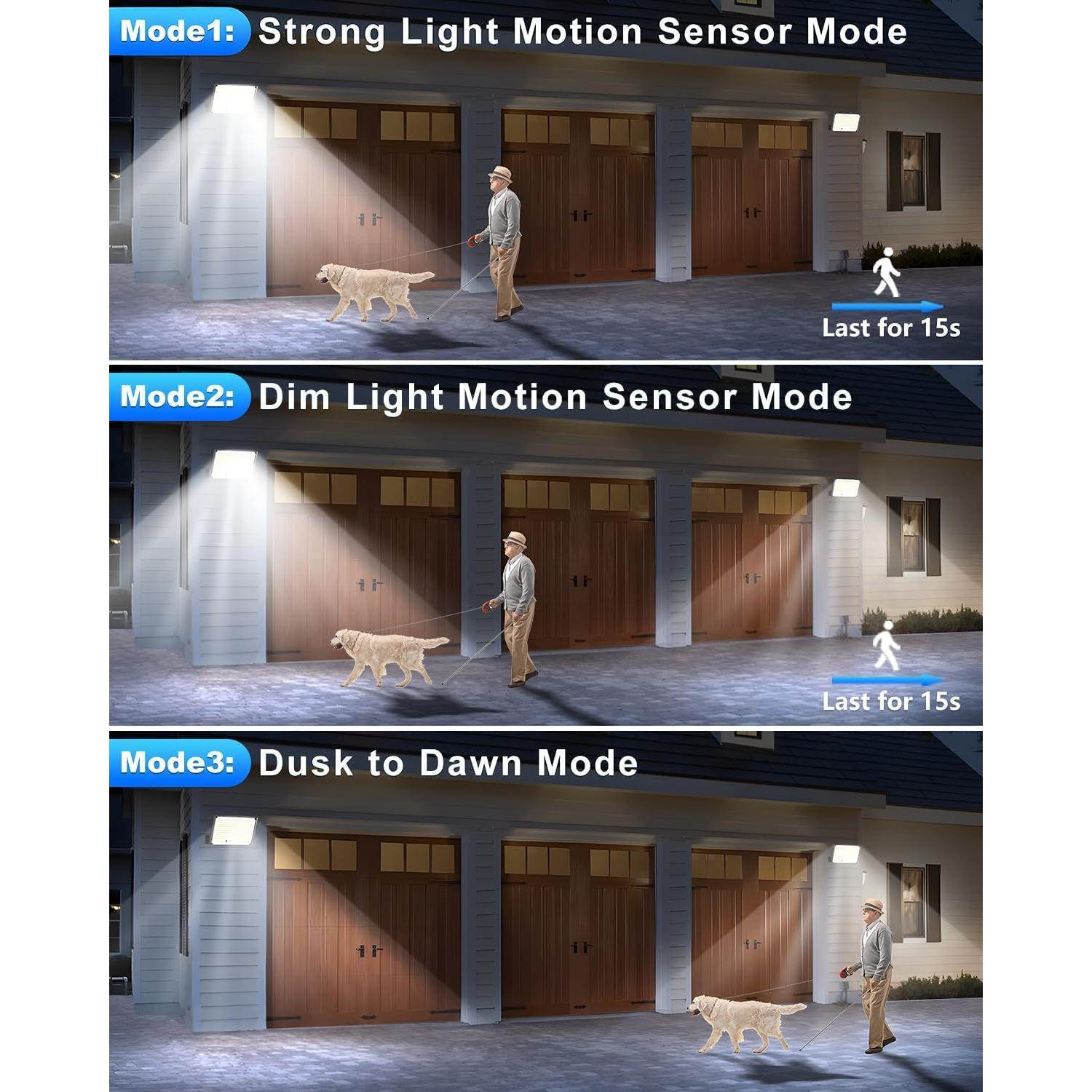 Luces Solares Gusicil 172LED con Sensor y Control Remoto IP65