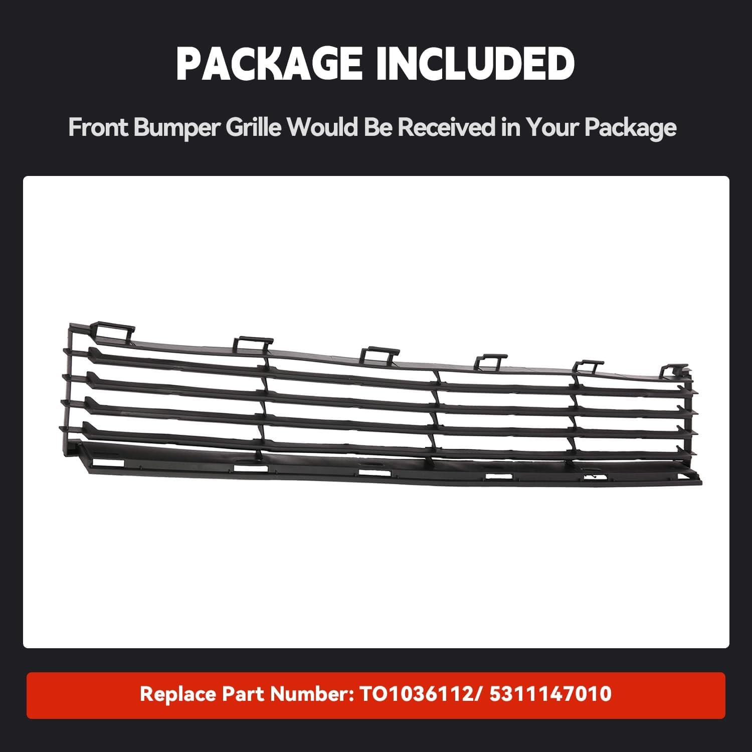 Parrilla Inferior Parachoques Delantera Partzer Toyota Prius 2004-2009