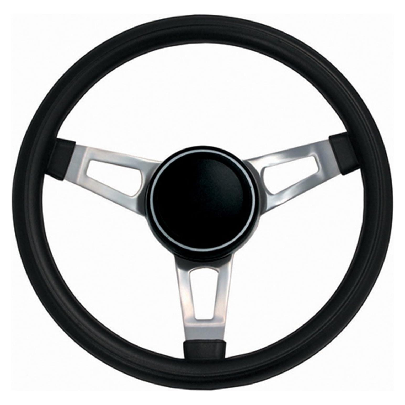 Volante Grant 846 Clásico 38.1cm Negro 3 Rayos con Claxon