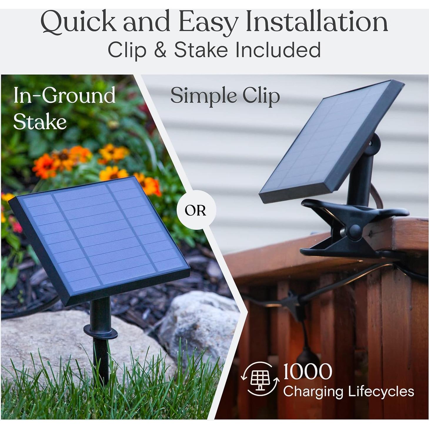 Luces de Cadena Solares Brightech 8,23 m 12 Bombillas LED