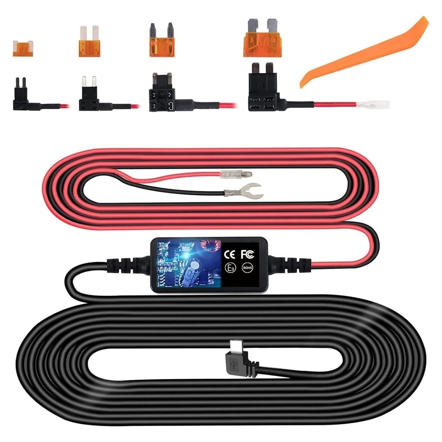 Kit de Cableado Duro USB C Plozoe para Cámara de Tablero