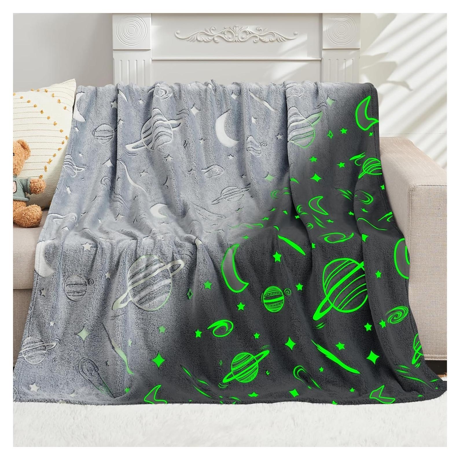 Manta Brillante en la Oscuridad Inhand 76x102 cm Estrellas