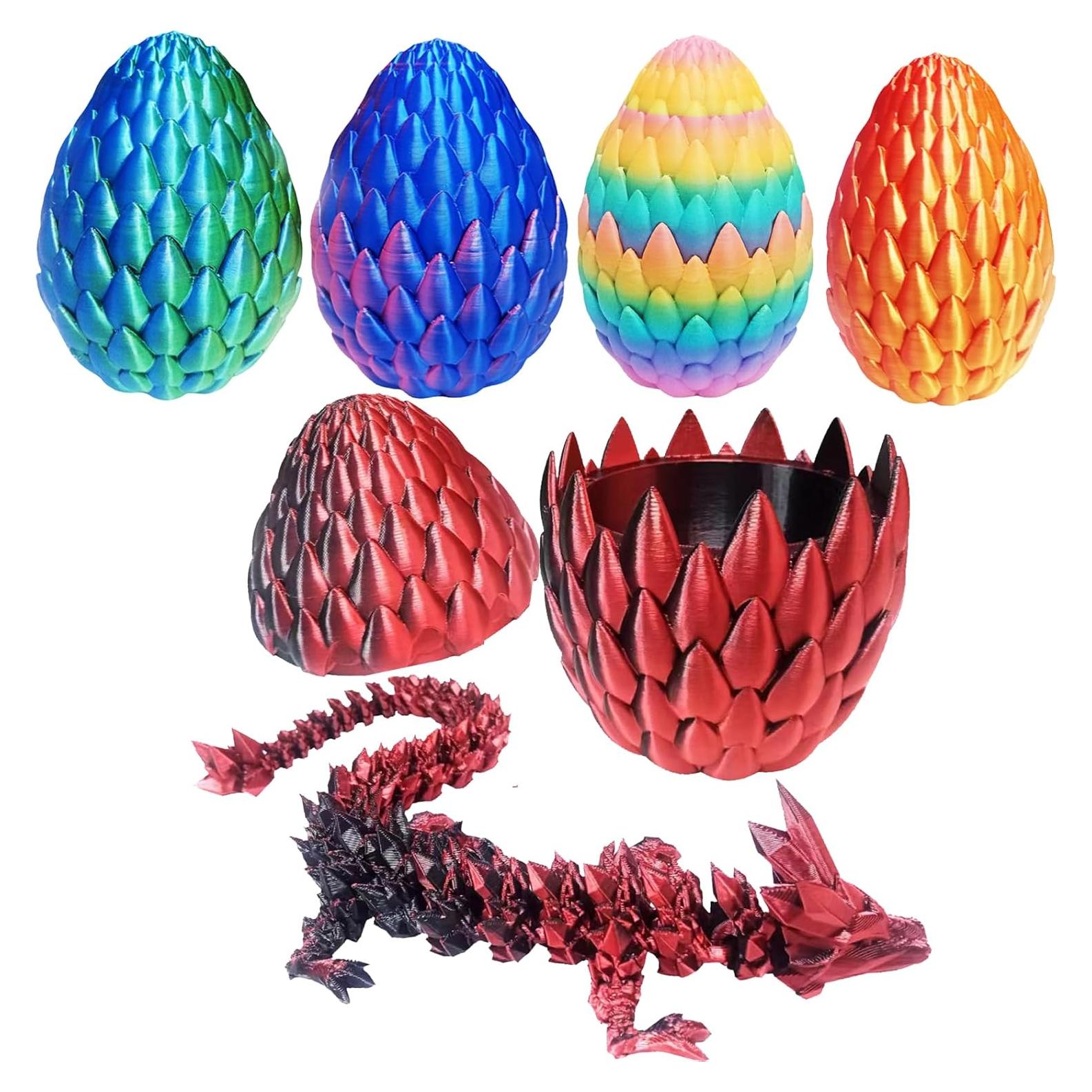 Huevo de Dragón 3D Qxbuhe 30 cm Decoración Escritorio