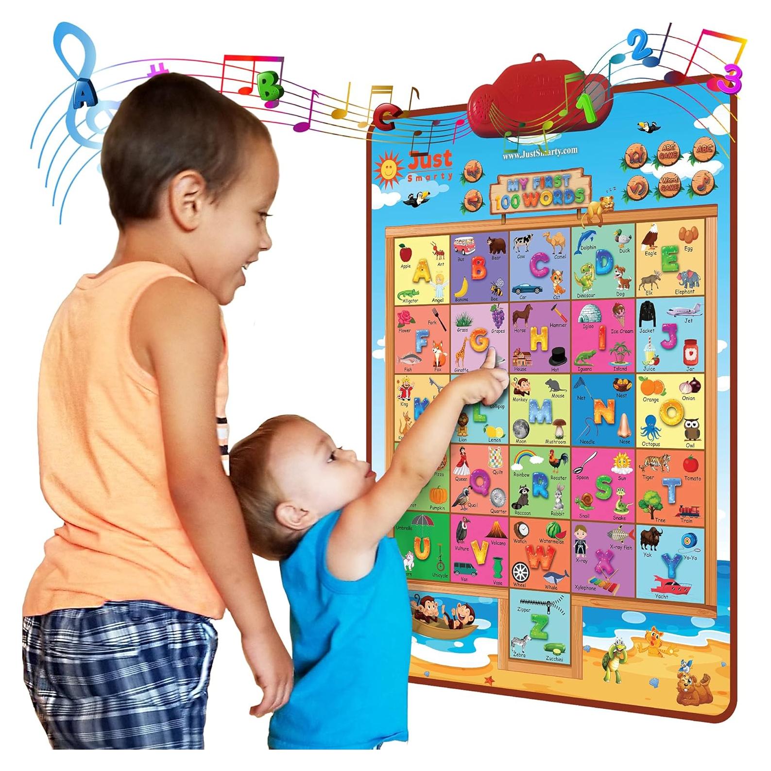 Just Smarty Póster Educativo 100 Palabras para Niños