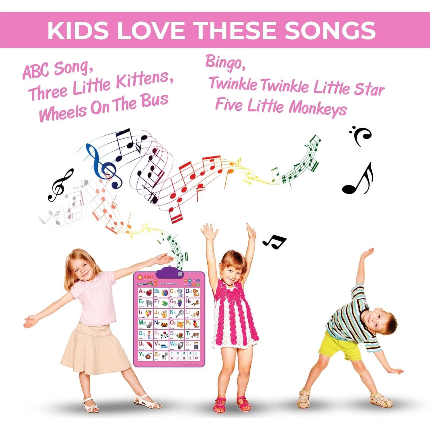 Póster Interactivo Just Smarty ABCs y 123s Musical 59x42cm