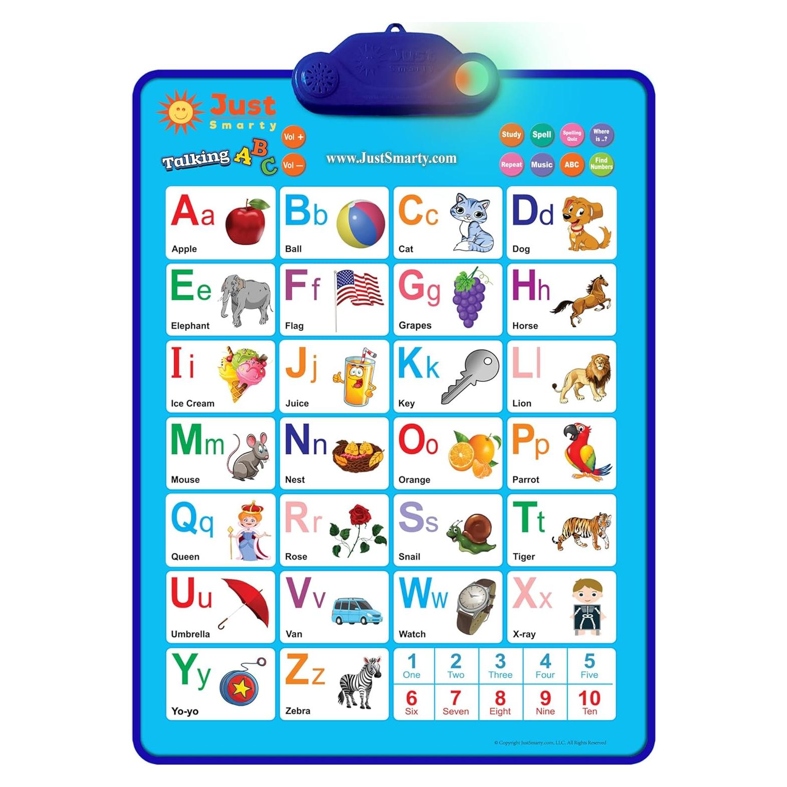 Póster Interactivo Just Smarty ABCs y 123s Musical 61x46cm