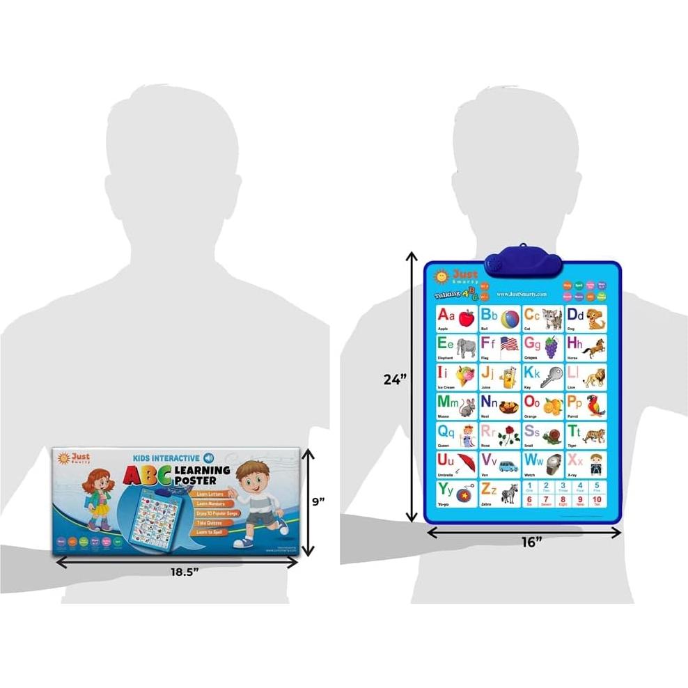 Póster Interactivo Just Smarty ABCs y 123s Musical 61x46cm