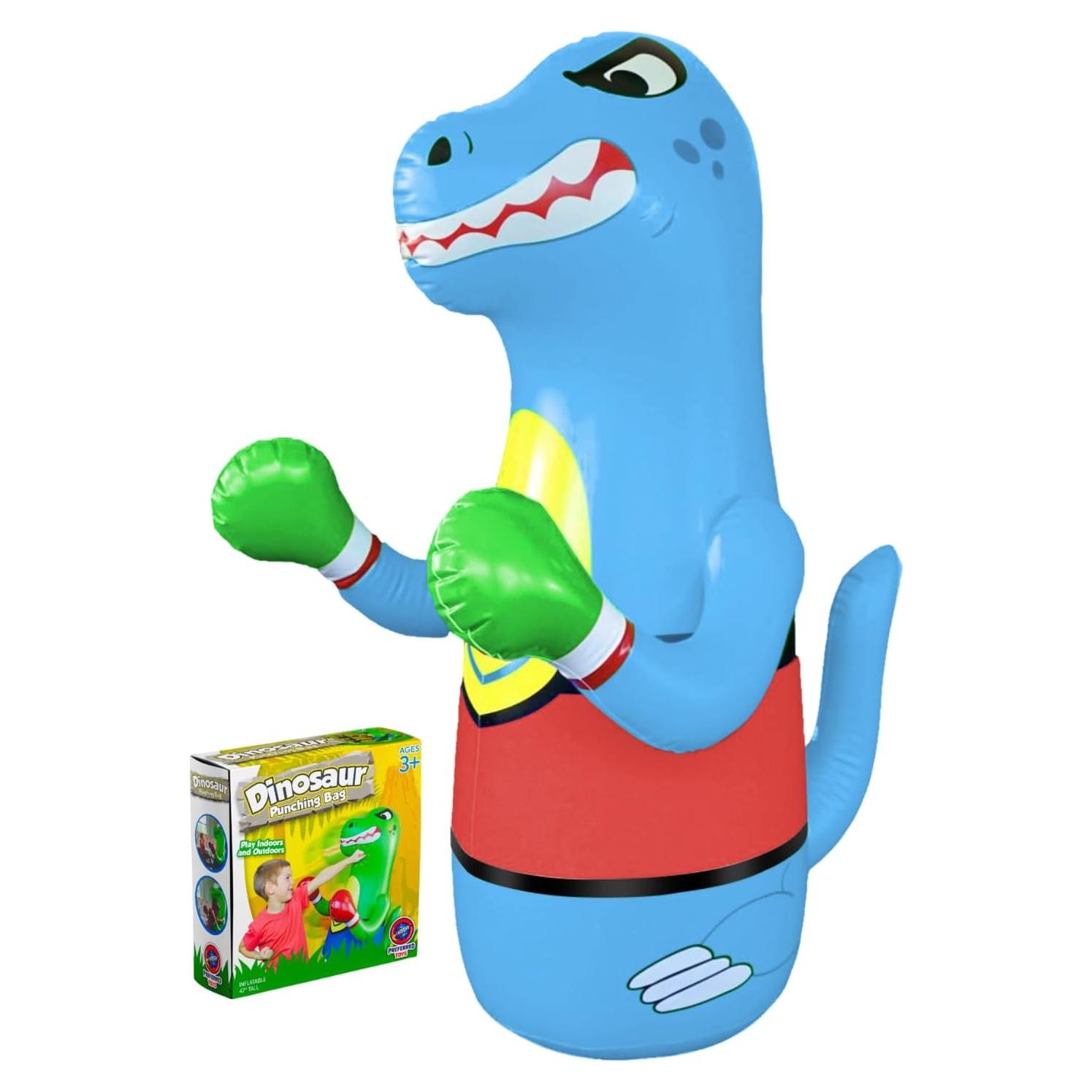 Saco de Boxeo Inflable Dinosaurio - Preferred Toys 121 cm