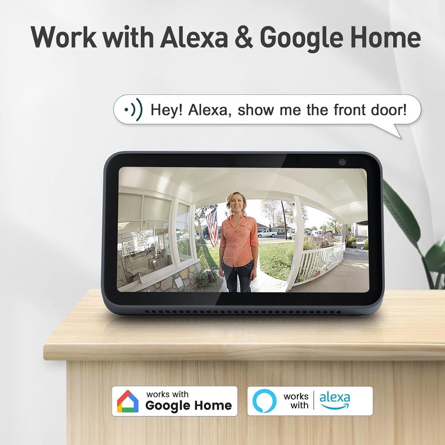 Cámara de Timbre XTU J10 2K Inalámbrica con Audio Bidireccional