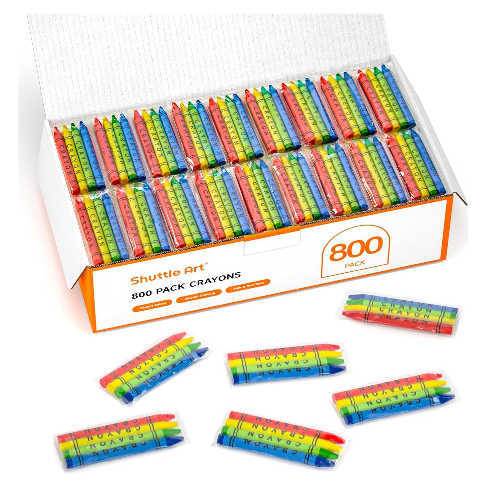 Conjunto de Crayones Shuttle Art 800 Crayones Multicolor