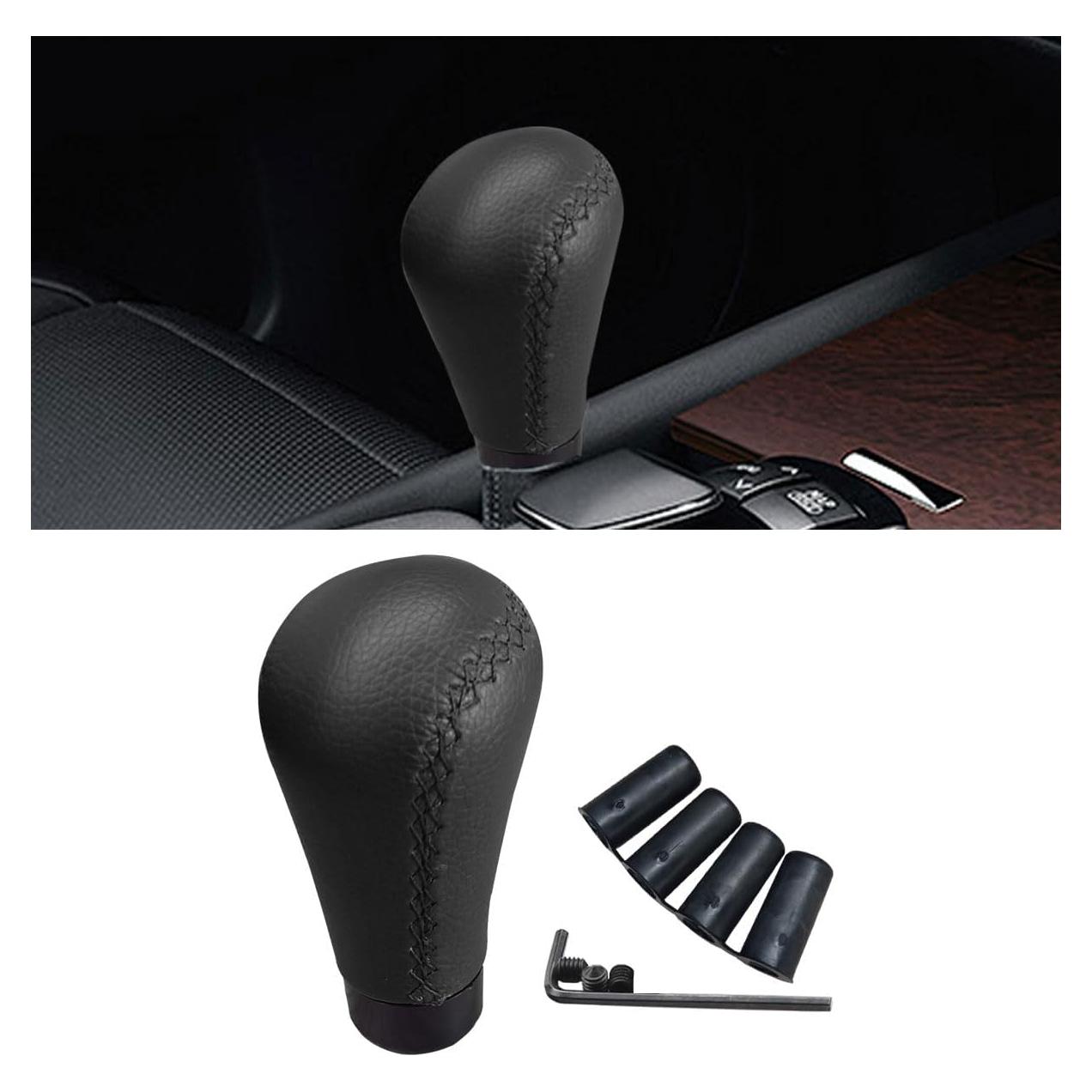 Perillas de Cambio Manual KITUREK 5 Velocidades Cuero Negro