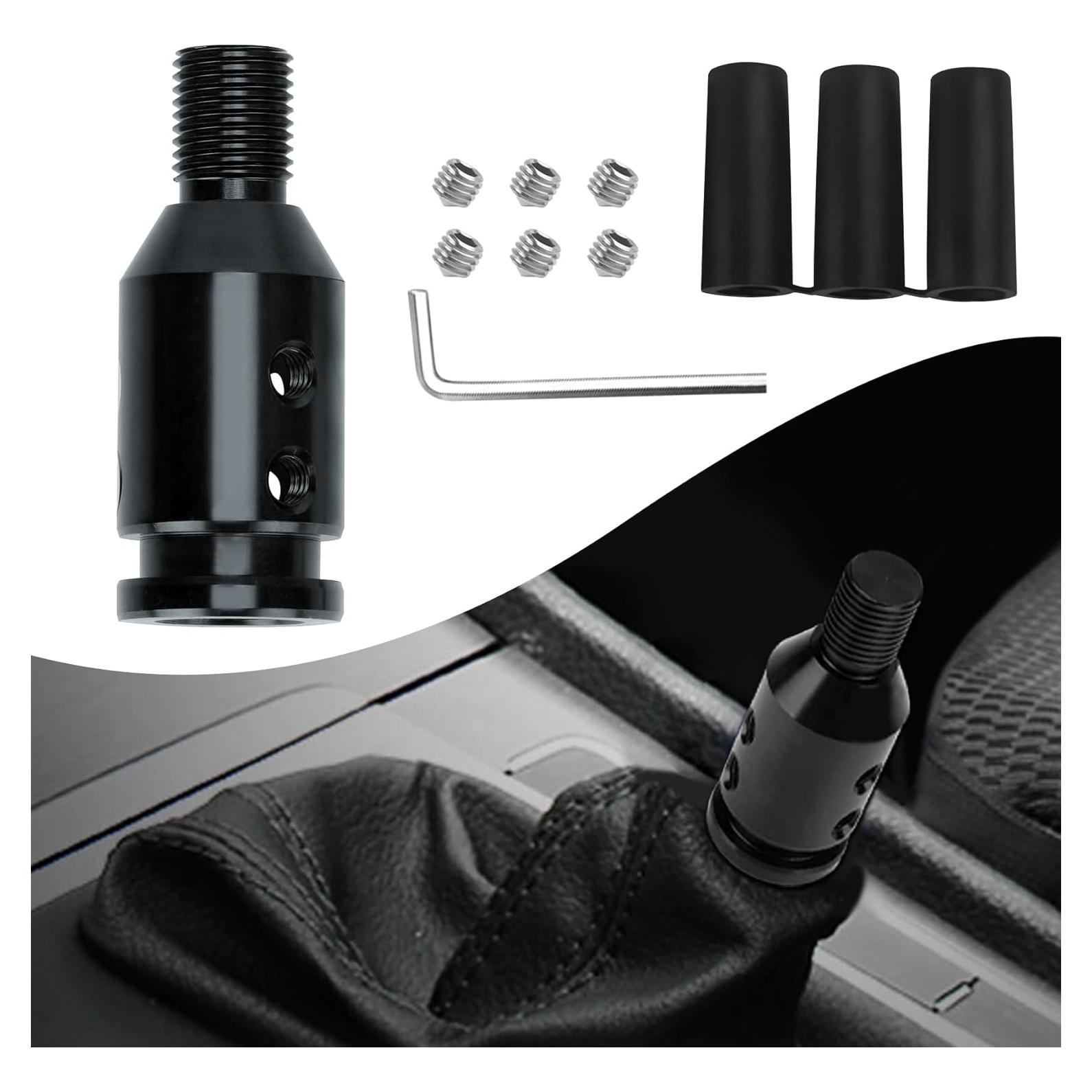 Adaptador de Perilla de Cambio Manual Lecctso M12x1.25 Aluminio