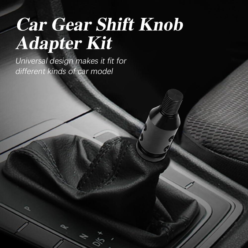 Adaptador de Perilla de Cambio Manual Lecctso M12x1.25 Aluminio