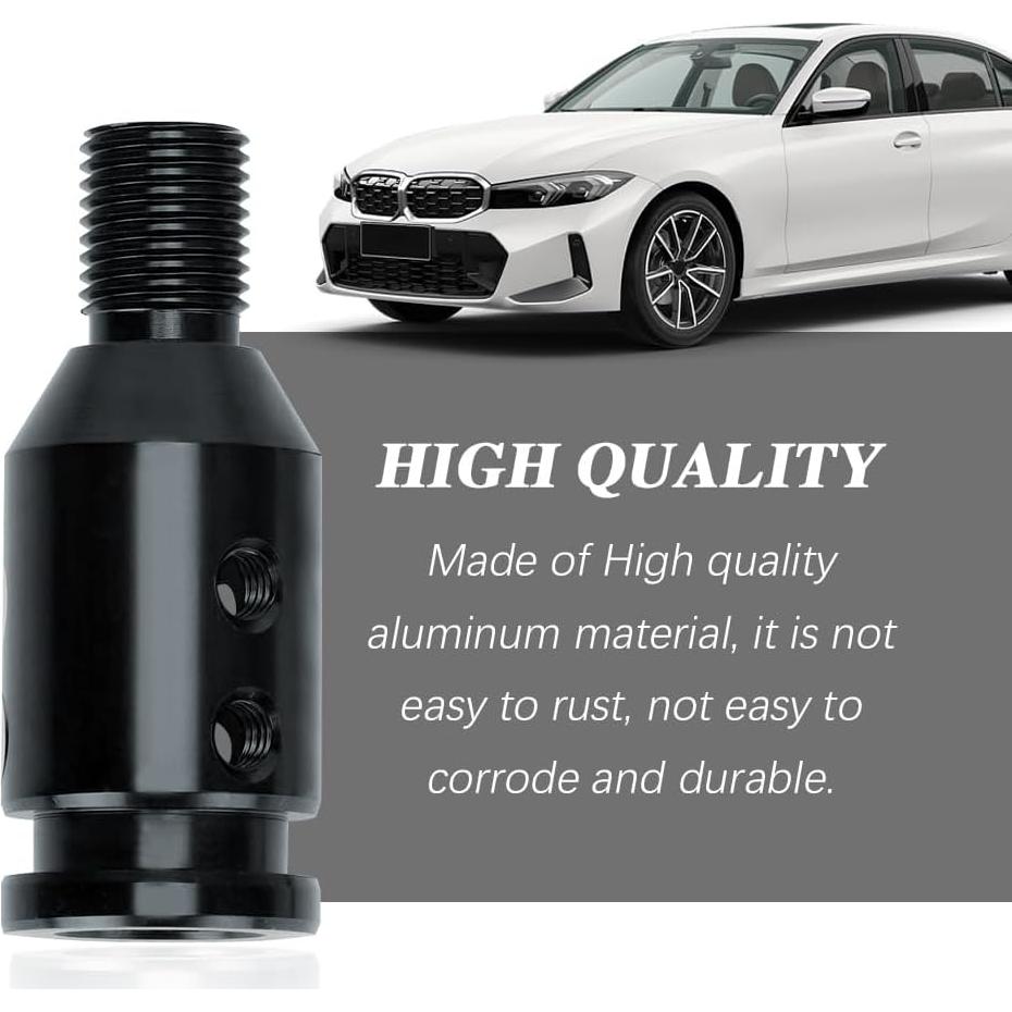 Adaptador de Perilla de Cambio Manual Lecctso M12x1.25 Aluminio