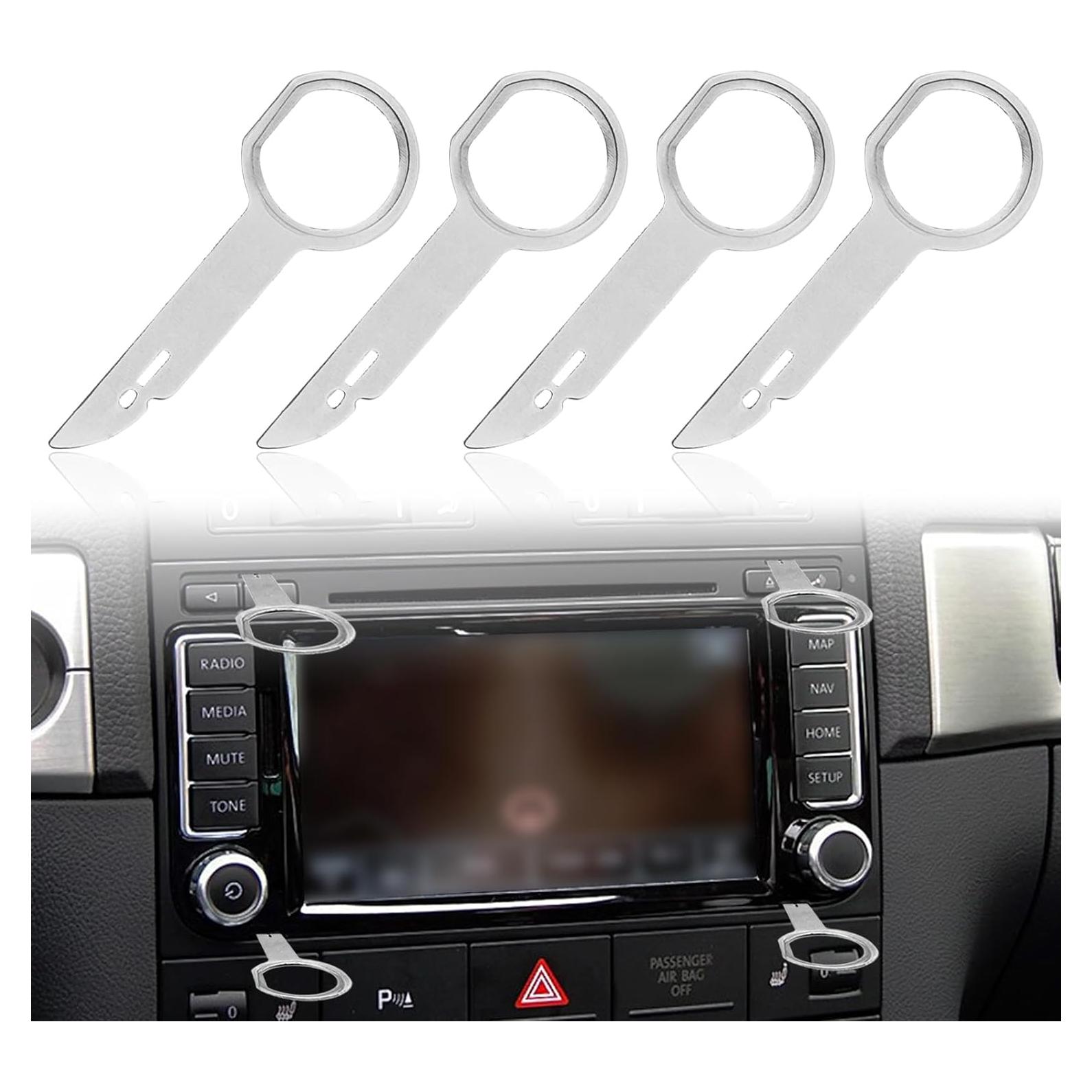Juego de Llaves de Herramientas de Radio de Coche BSAMZO 4PCS
