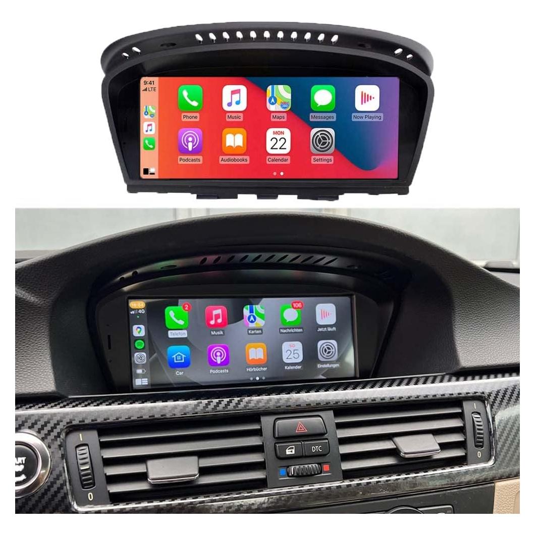 Pantalla Multimedia 8.8" Bonroad para BMW E60 E61 E63 E64 E90 E91 E92 E93 CarPlay Android Auto