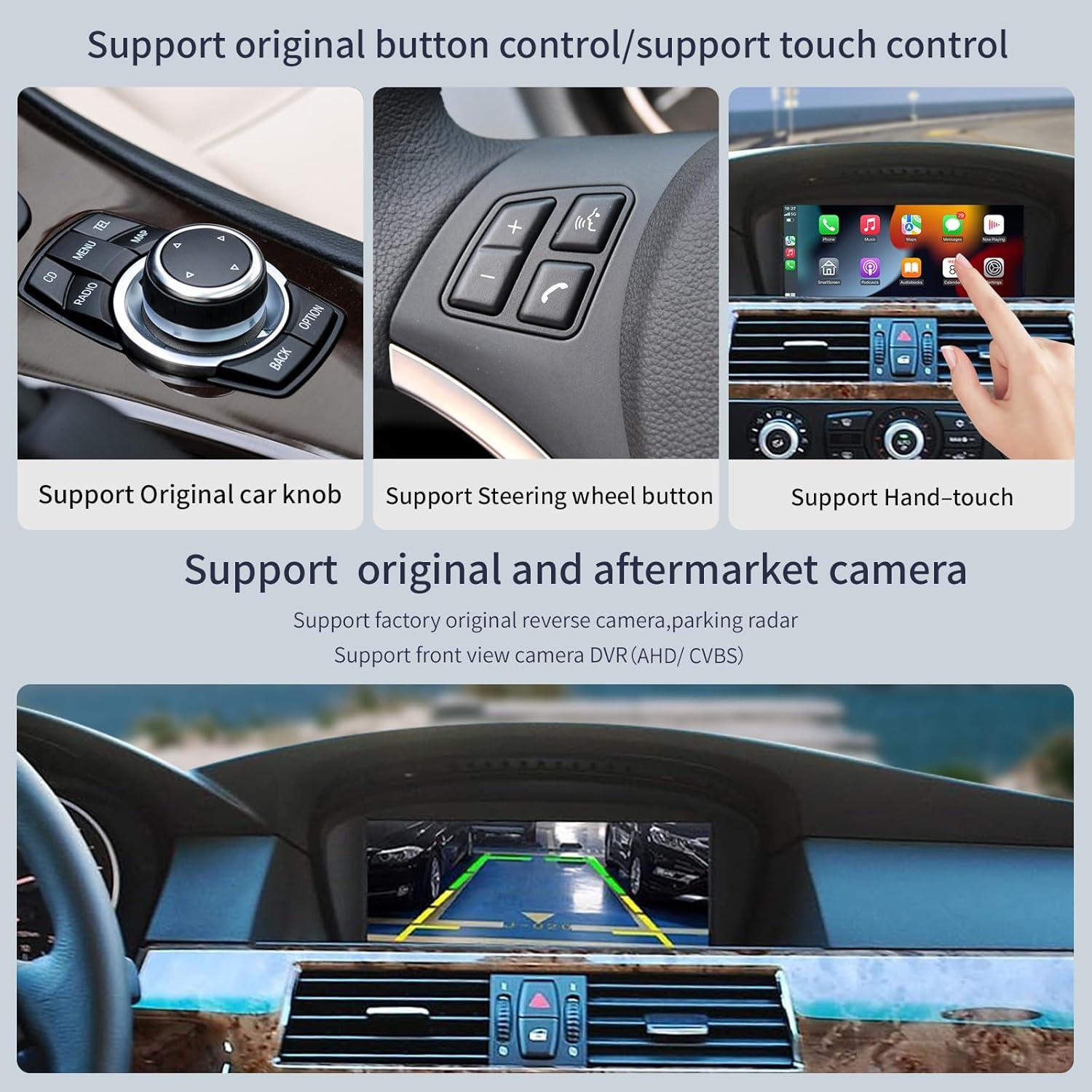 Receptor Multimedia Táctil 8.9'' AUTOABC CarPlay/Android Auto BMW