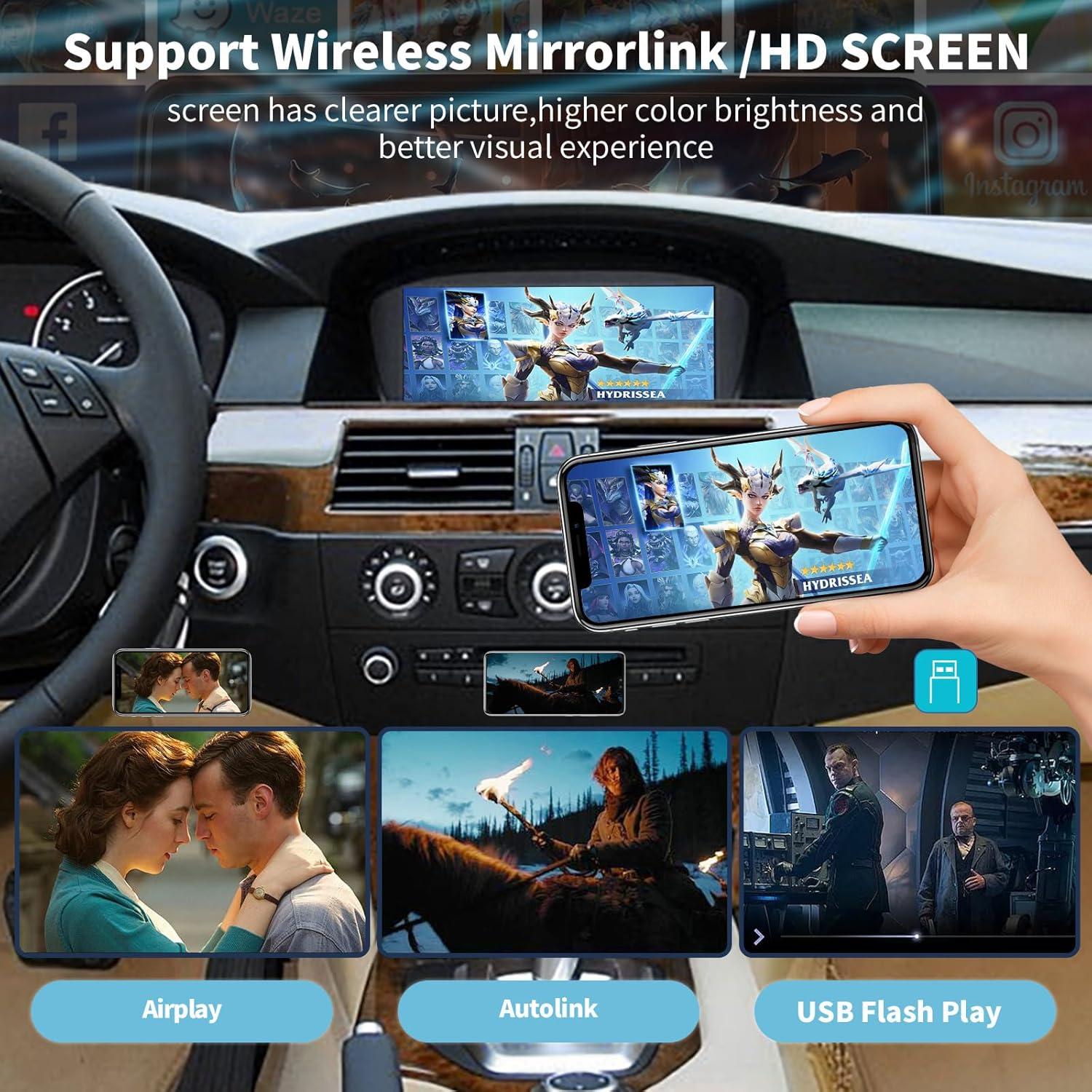 Receptor Multimedia Táctil 8.9'' AUTOABC CarPlay/Android Auto BMW