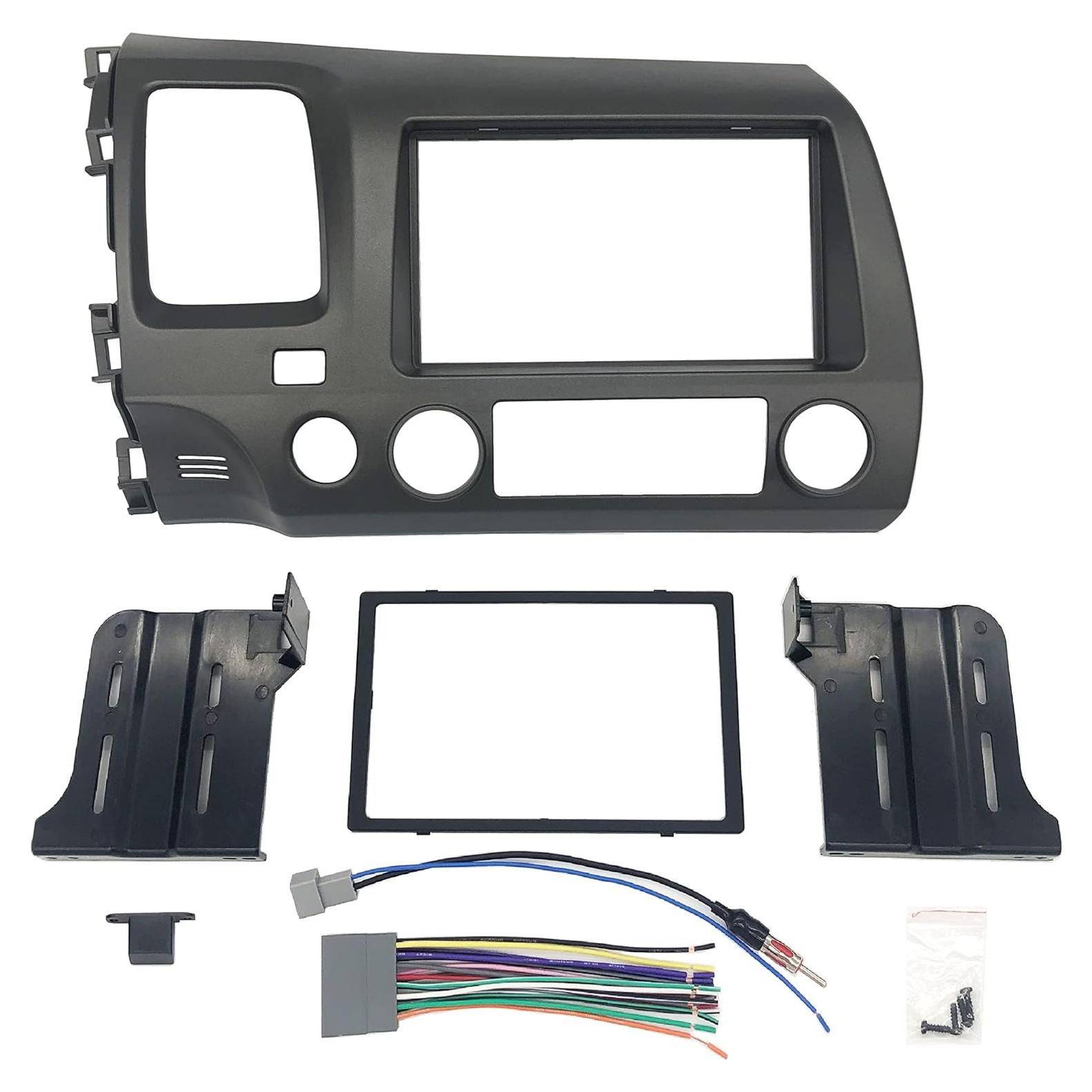 Kit Instalación Radio Doble Din Earth Taupe Honda Civic 2006-2011