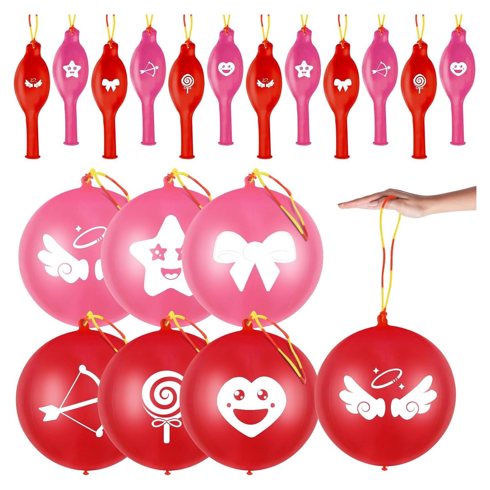 36 Globos de Golpe HSLCGF San Valentín Resistentes