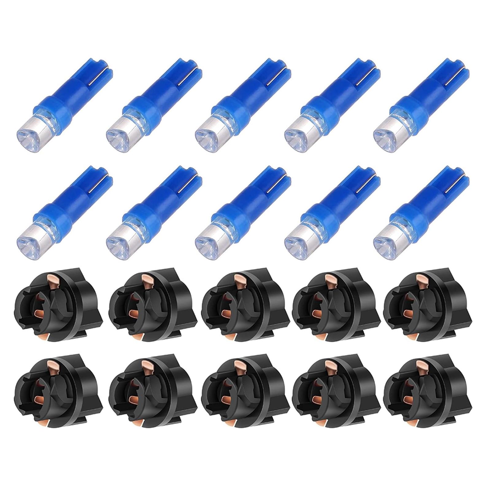 Bombillas LED T5 10x cciyu Azul Cóncavo 50000 horas