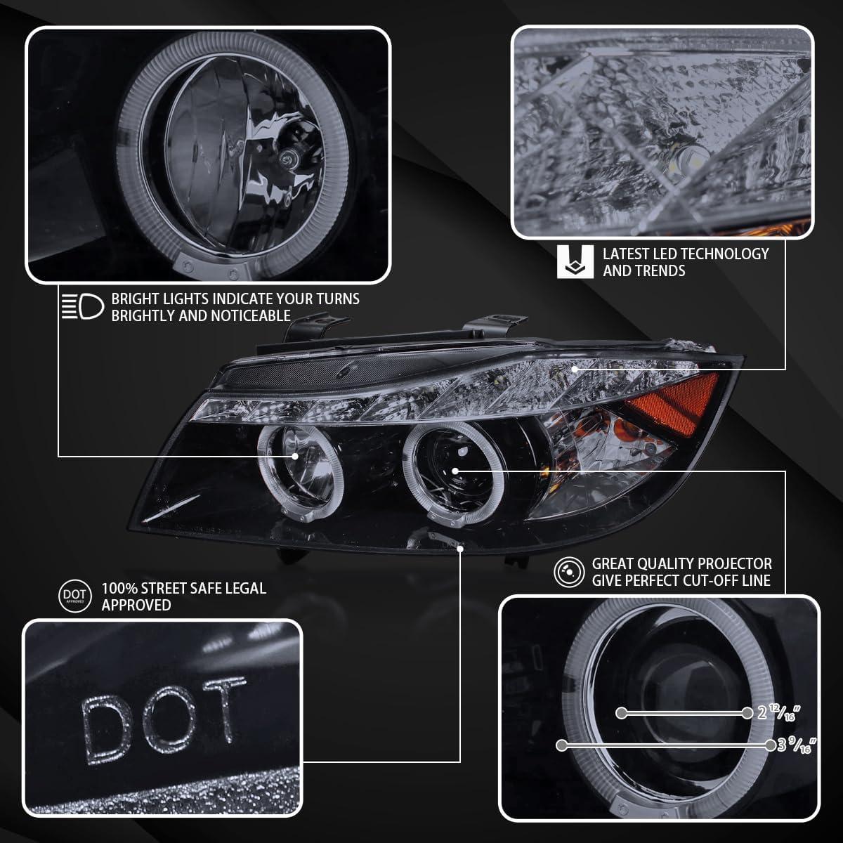 Faros Proyector Autozensation para BMW E90 2006-2008 4 Puertas