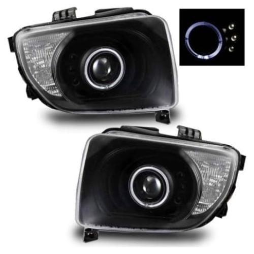 Conjunto de Faros Proyector SPPC Negro para Honda Element 2003
