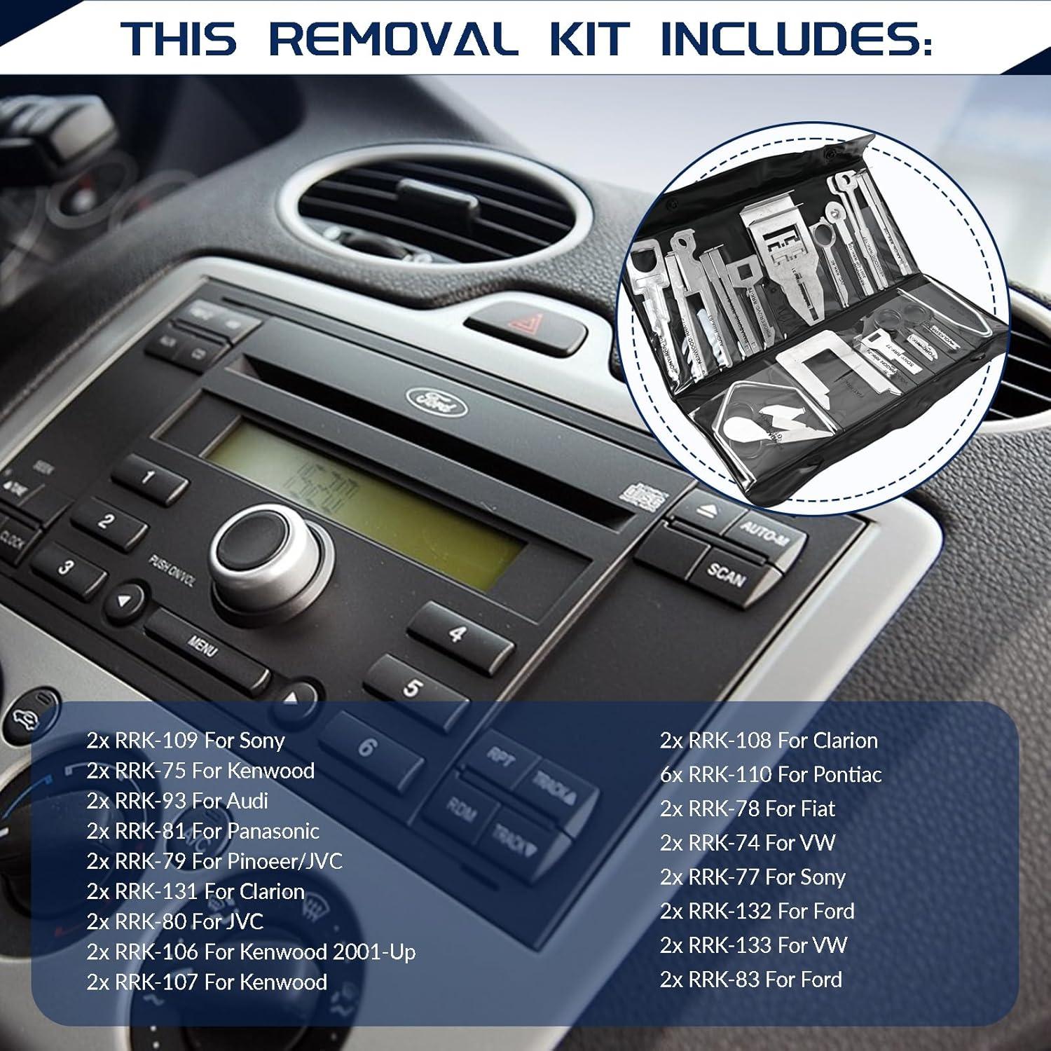 Kit de Herramientas de Remoción de Radio AUTOXBERT 38 Piezas