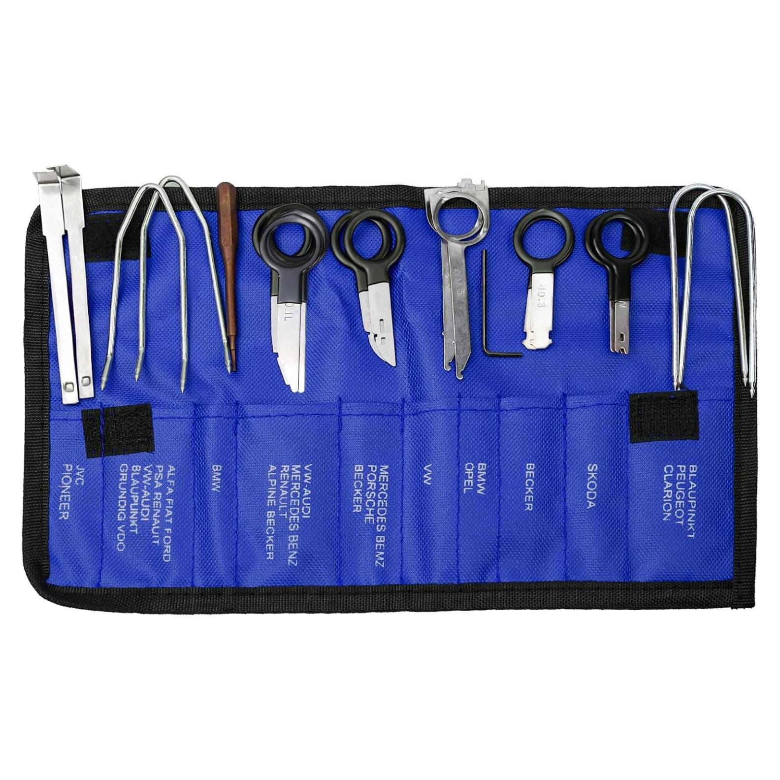 Kit de Herramientas de Eliminación de Radio Wogomz 20 Piezas