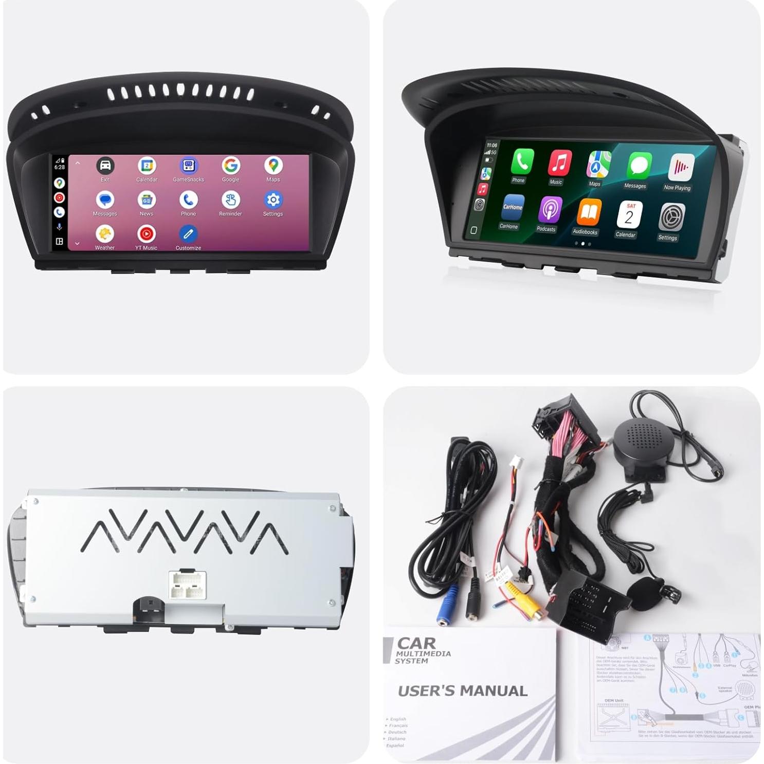 Estéreo de Coche MAVYULQEF CCC iDrive para BMW 2005-2008