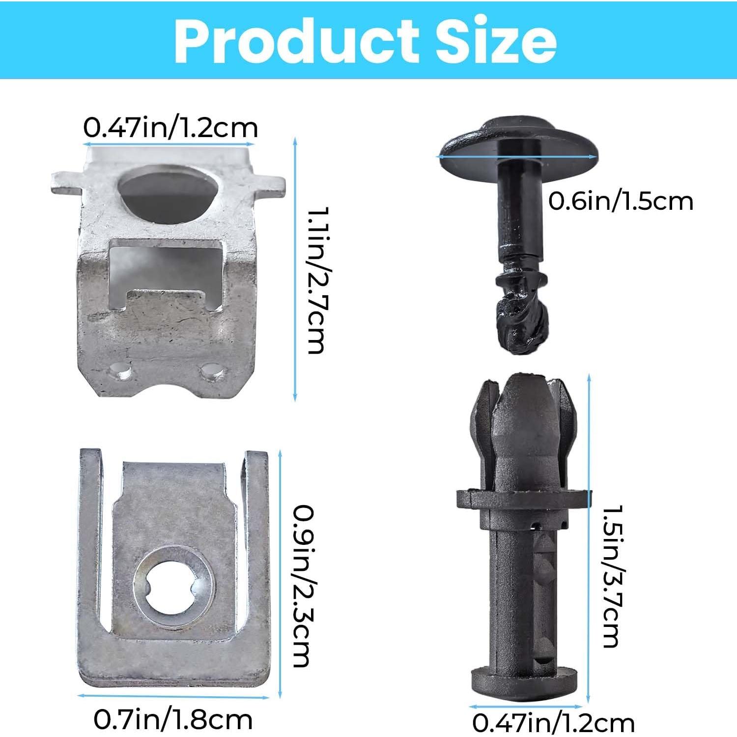 Juego de Tornillos de Clips de Guardabarros MCDHOJWGG 32 Pcs Audi