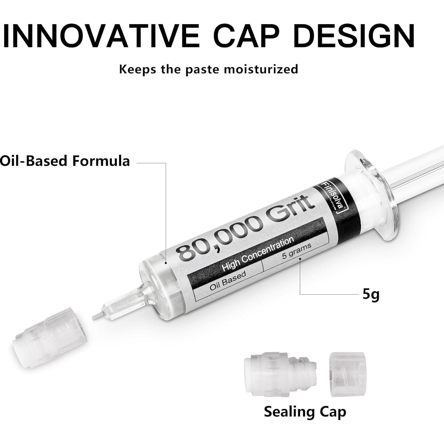 Kit de Pulido de Diamante PolishPro 6 Pastas 80,000 a 450 Grano