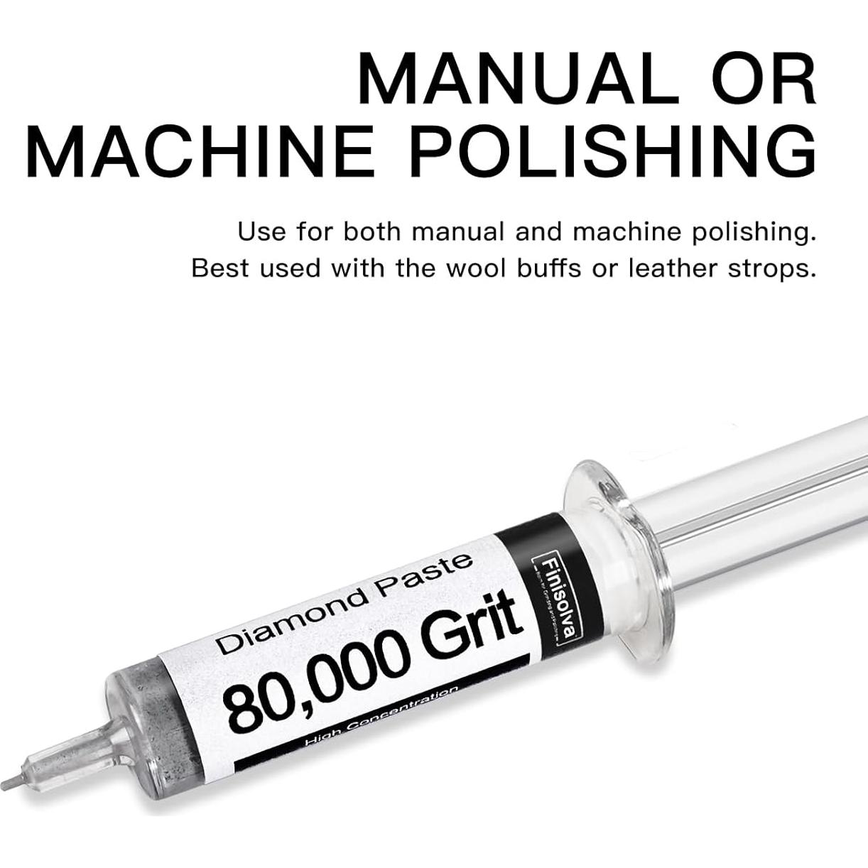 Kit de Pulido de Diamante PolishPro 6 Pastas 80,000 a 450 Grano