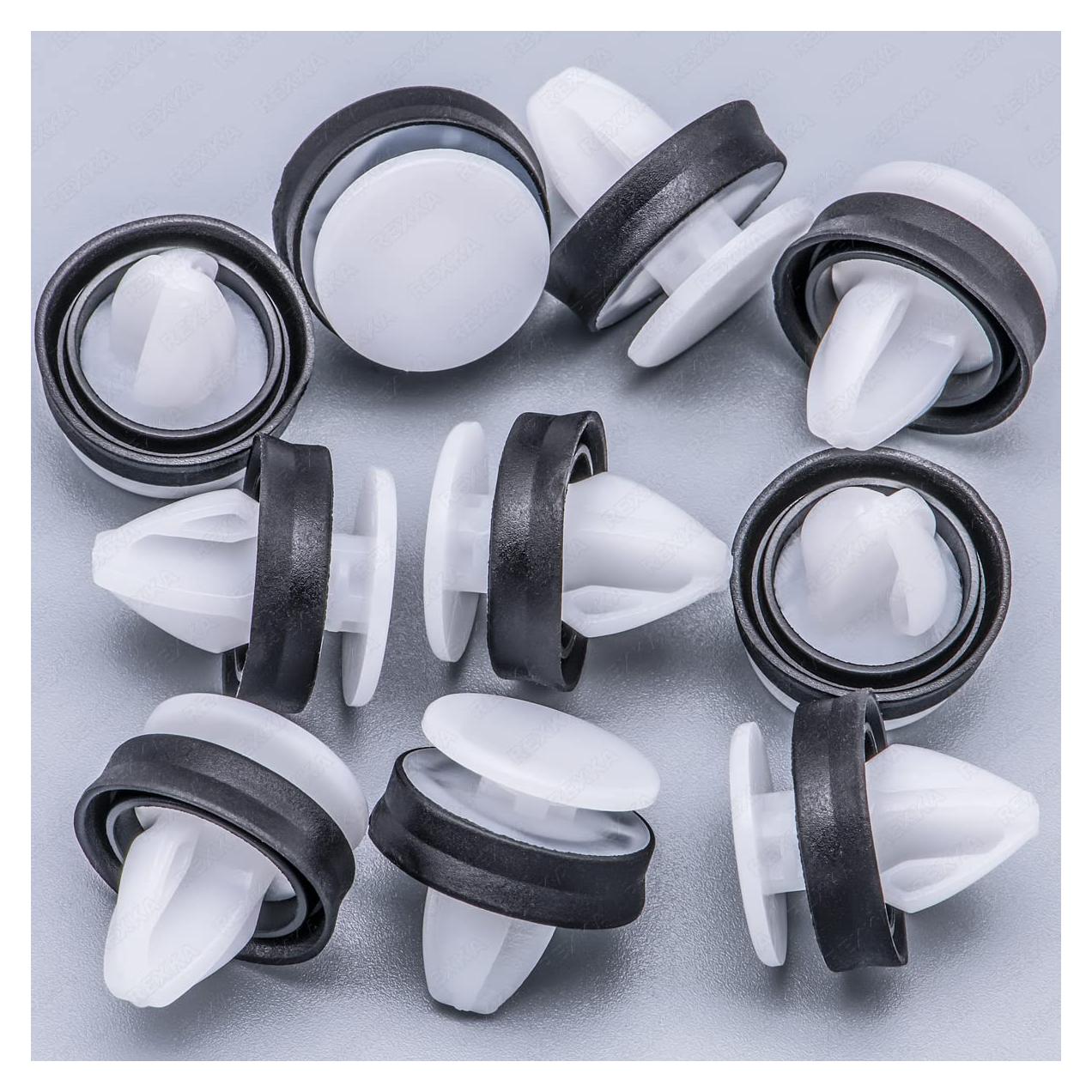 Clip de Retención de Moldura Ford W716507-S300 - 10 Piezas