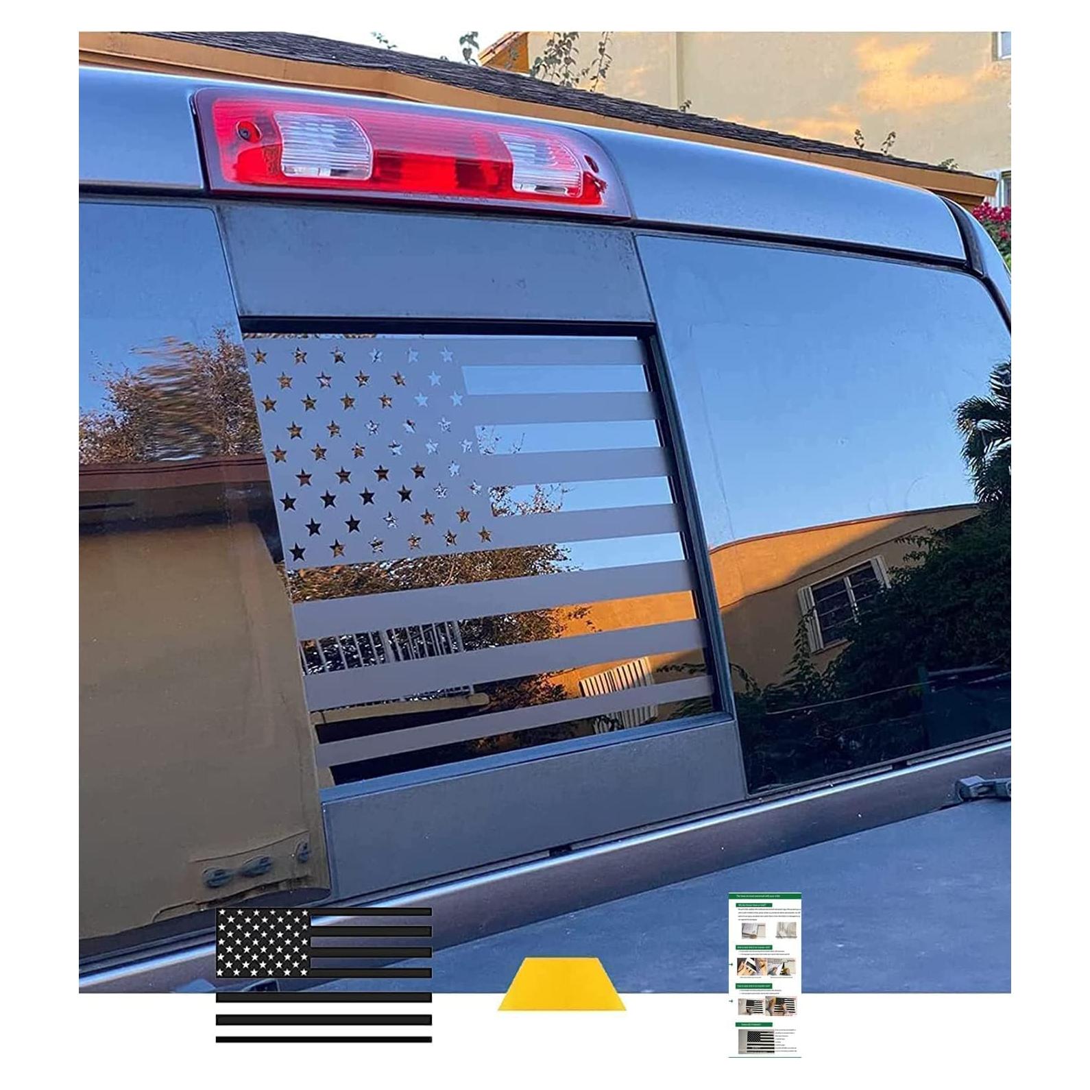 Calcomanía de Bandera Americana Xinghe para Chevy Silverado 2019-2025