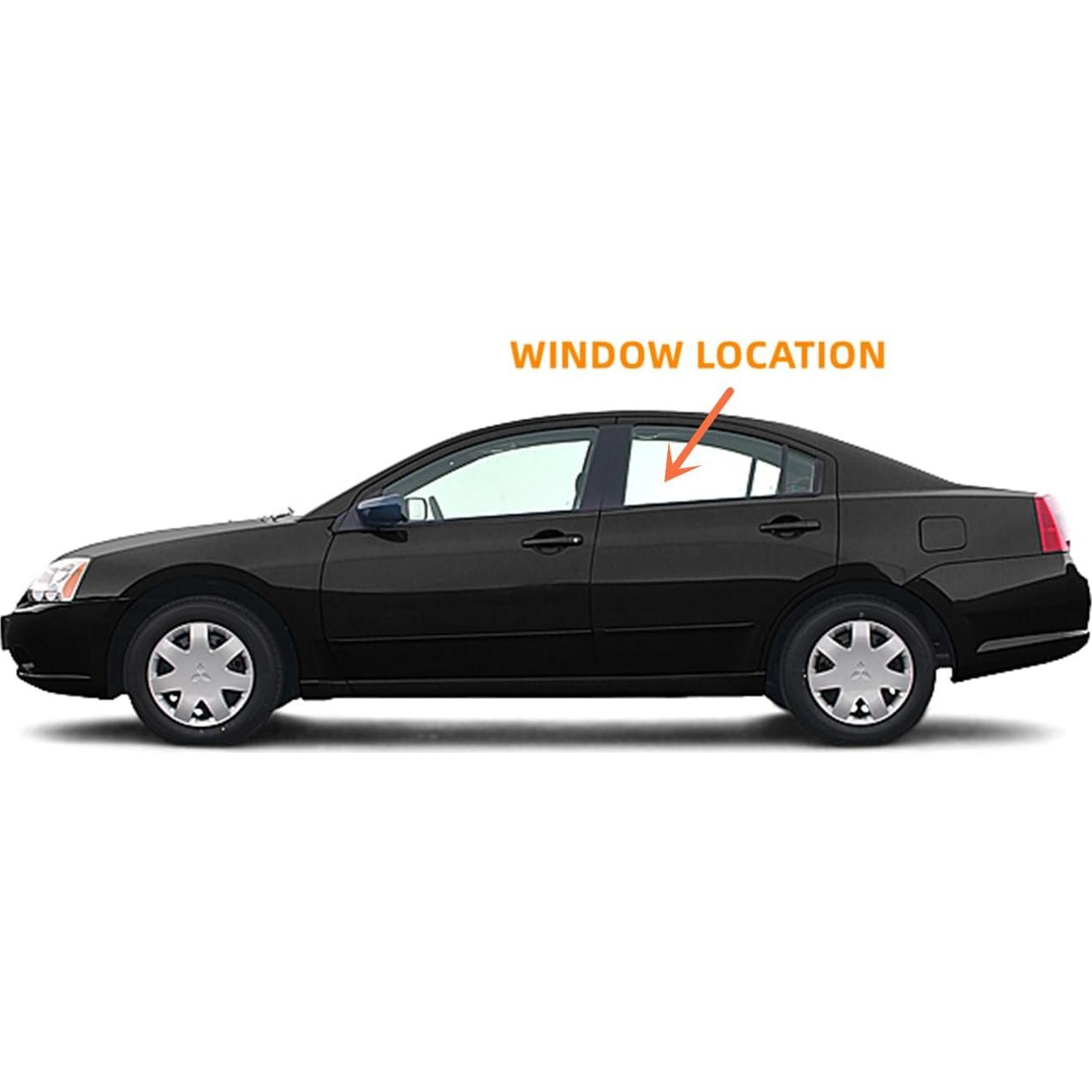 Vidrio Templado Lateral Izquierdo Mitsubishi Galant 2004-2012