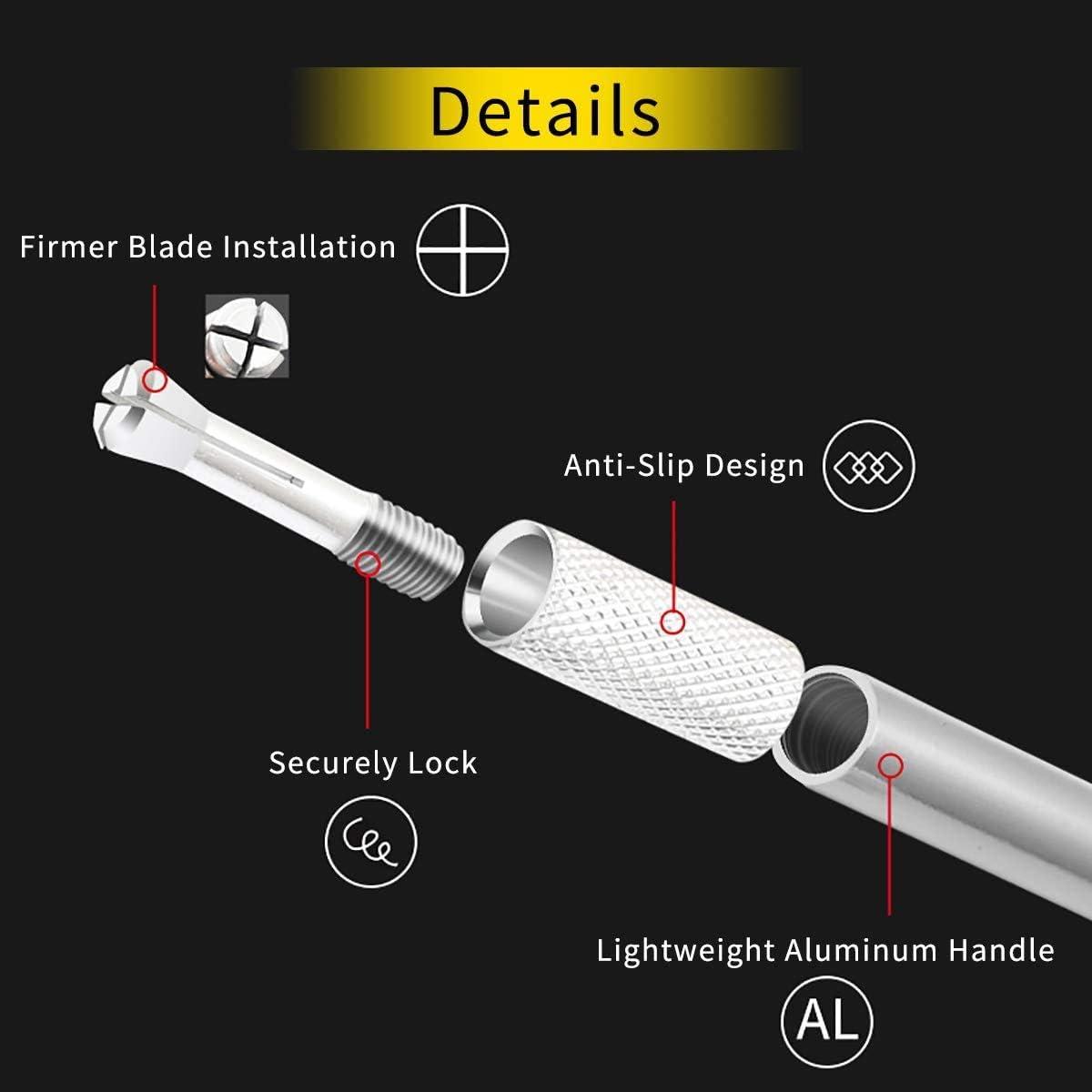 Cuchillo de Manualidades DIYSELF con 11 Cuchillas y Regla 15cm